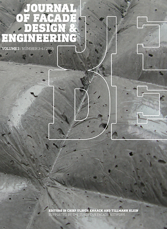 						View Vol. 3 No. 3-4 (2015): Facade Design and Engineering
					